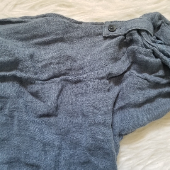 FATE by Led Linen Loganlook Button Blouse Medium M - Picture 8 of 8